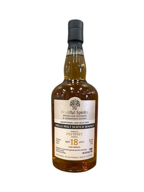 Pulteney 18 Year Old Single Malt Whisky Cask #13469 Fruitful Spirits 50.3%