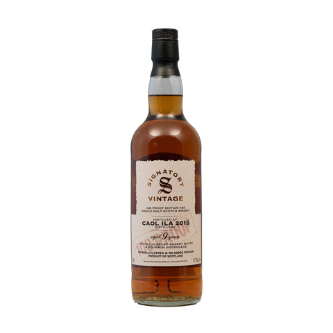 Caol Ila 2015 9 Year Old Signatory Vintage 100 Proof 57.1%