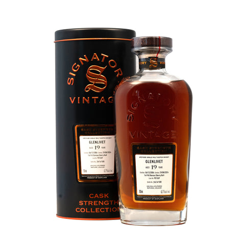 Glenlivet 2004 19 Year Old Signatory Vintage Cask Strength 62.7%