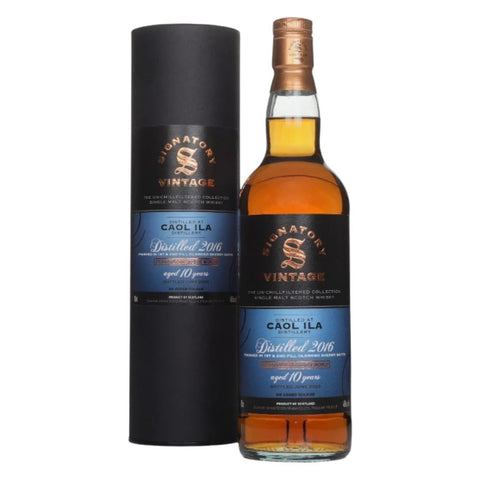 Caol Ila 10 Year Old Signatory Vintage 46%
