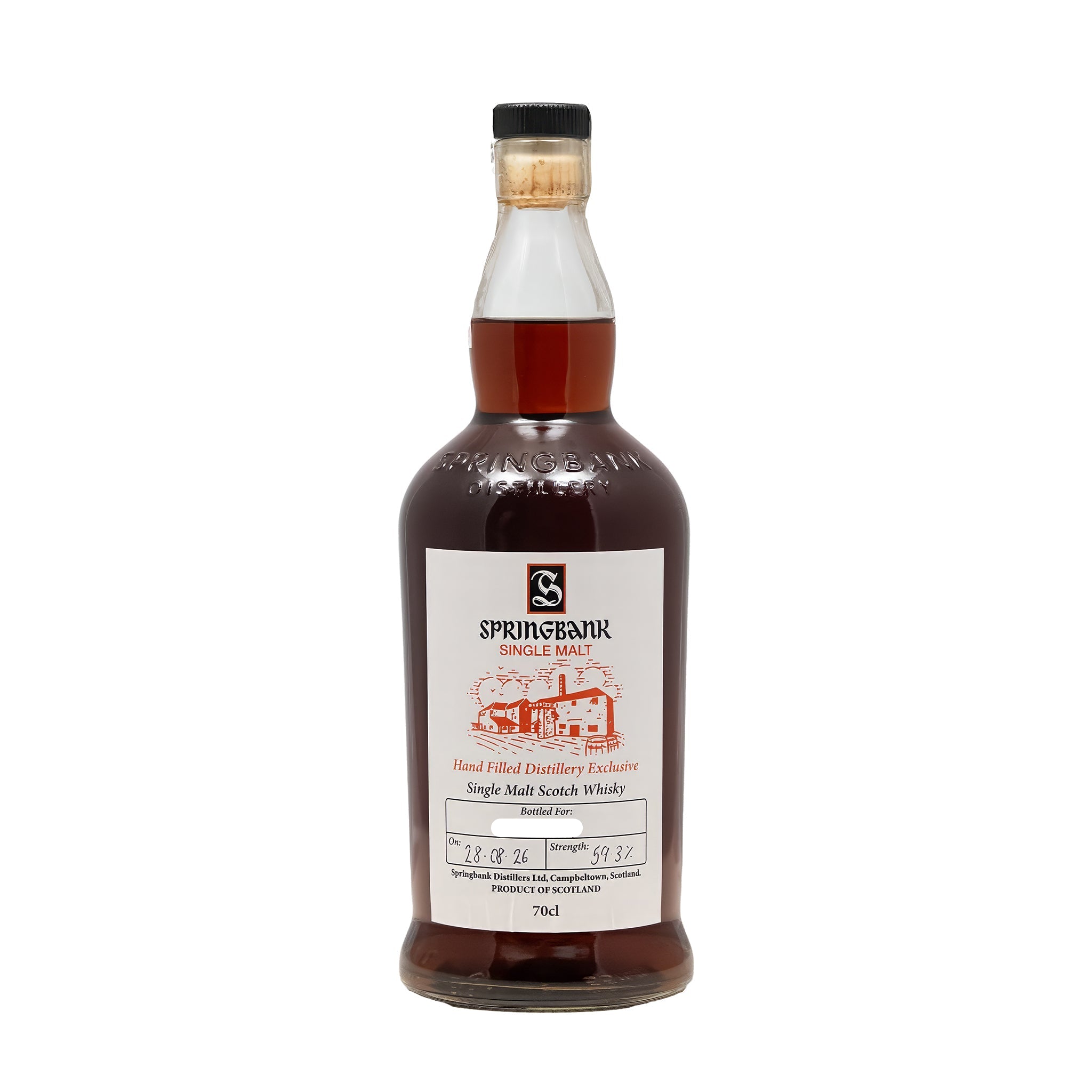 Springbank 2026 Hand Filled Distillery Exclusive Whisky 59.3