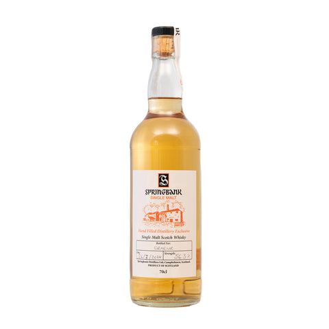 Springbank 2024 Hand Filled Distillery Exclusive Whisky 56.3%