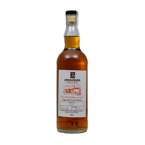 Springbank Whisky Hand Filled 2024 Release 59.9%