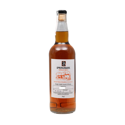 Springbank Whisky Hand Filled 2025 Release 59%