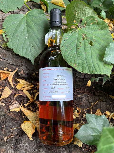 Springbank 12 Year Old Duty Paid Sample 22/p213-1 57.9%