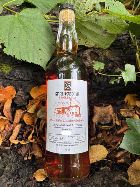 Springbank Whisky Hand Filled 2025 Release 58.7%