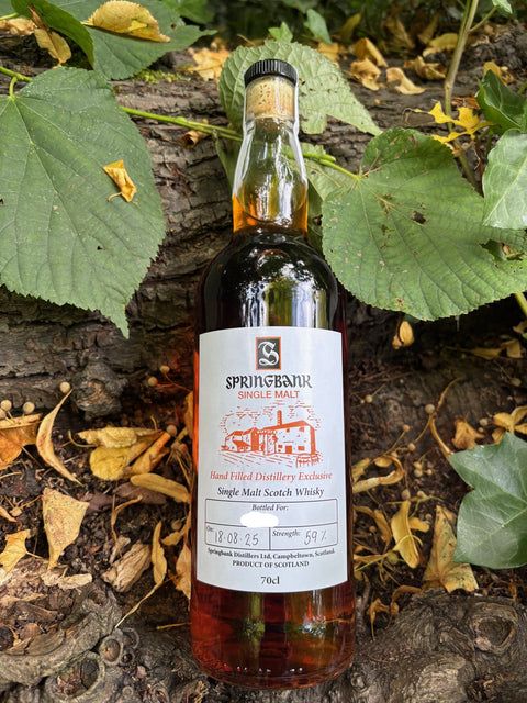 Springbank Whisky Hand Filled 2025 Release 59%