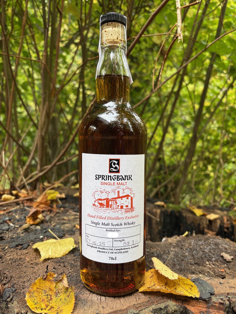 Springbank Whisky Hand Filled 2025 Release 58.3%