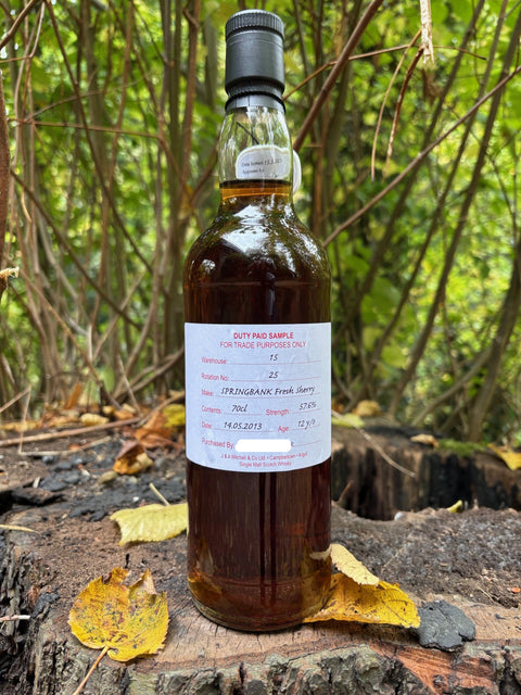 Springbank 12 Year Old Duty Paid Sample Rotation 25 57.6%