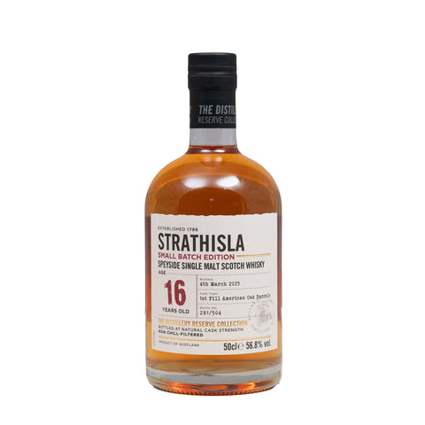 Strathisla 16 Year Old 1st Fill American Oak Barrels 56.8%