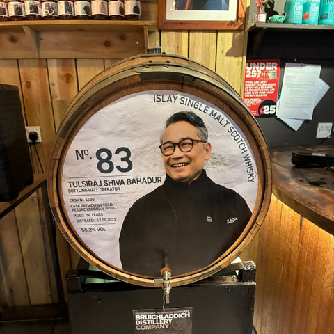 Bruichladdich Valinch No 83 Tulsiraj Shiva Bahadur Cask #1539 55.2%