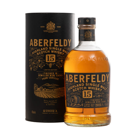 Aberfeldy 15 Year Old Cadillac French Wine Cask 43%