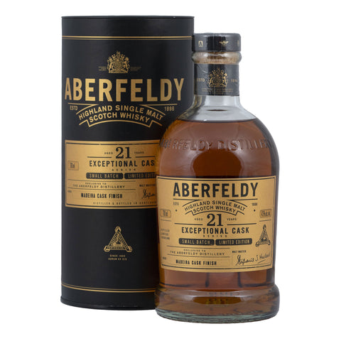 Aberfeldy 21 Year Old Madeira Cask Finish Distillery Exclusive 43% | Whisky International Online