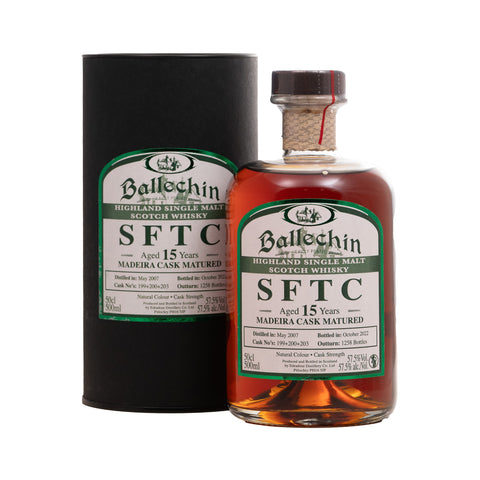 Ballechin 2007 15 Year Old Straight From The Cask Madeira 57.5%