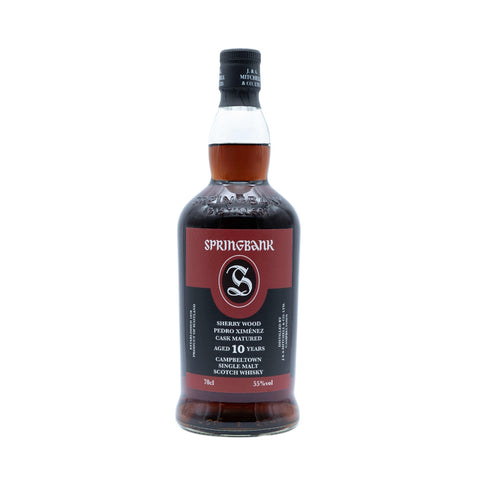 Springbank 10 Year Old Whisky PX Cask Matured 2022 Release 55%