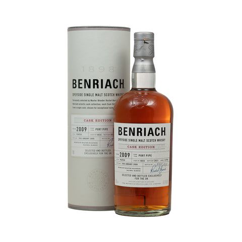 BenRiach 2009 Port Pipe Single Cask Whisky #4835 59.7%