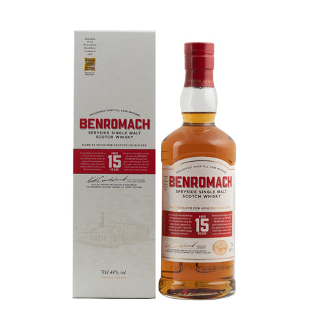 Benromach 15 Year Old Whisky 43%