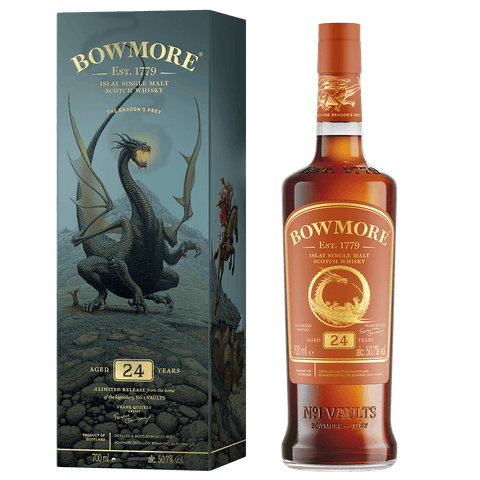 Bowmore Frank Quitely Dragons Prey 24 Year Old 50.7%