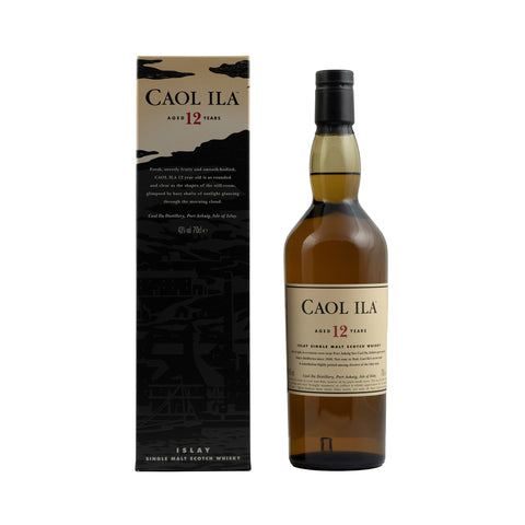 Caol Ila 12 Year Old Whisky 43%