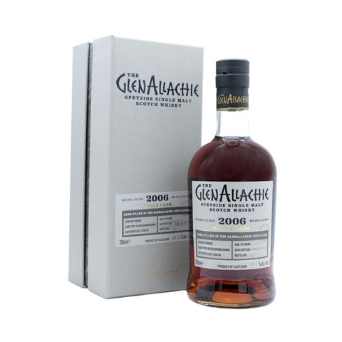 Glenallachie 2006 Peated Bourbon Barrel Whisky Cask 806908 59.5%