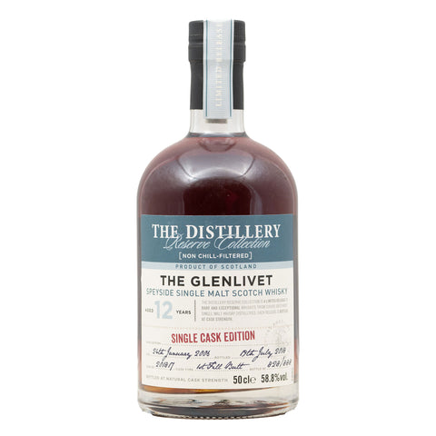 Glenlivet 2006 12 Year Old 1st Fill Butt Cask #201817 58.8% - WIO