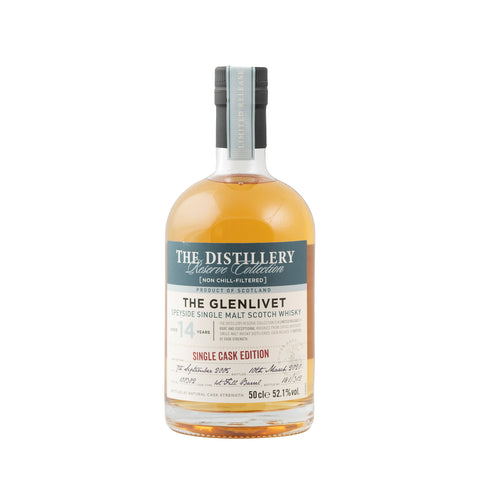 Glenlivet 14 Year Old Whisky 1st Fill Barrel Single Cask #100302 52.1%