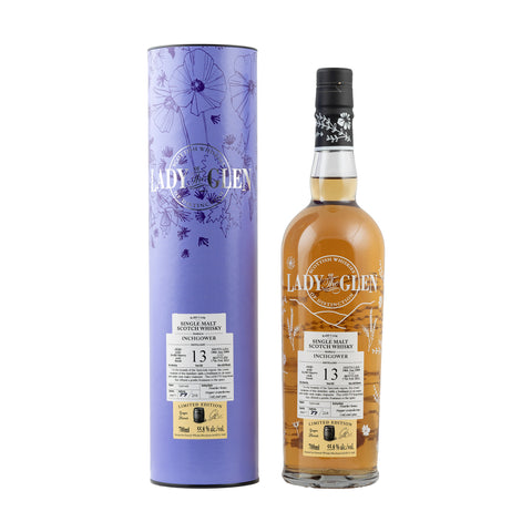 Inchgower 2008 HHD with Refill Sherry Cask Finish Cask #800479 Lady Of The Glen 55.8%