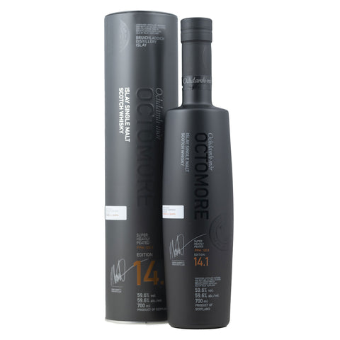 Bruichladdich Octomore 14.1 5 Year Old Whisky With Tube 59.6% | Whisky International Online