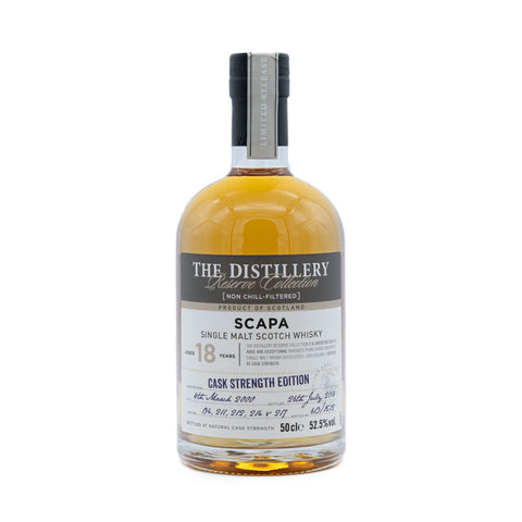 Scapa 18 Year Old Whisky 2018 Cask Strength Edition 52.5%