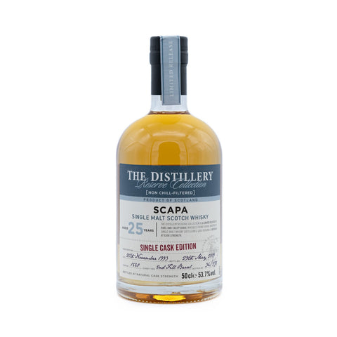 Scapa 25 Year Old 2nd Fill Barrel #1560 Distillery Reserve Collection 53.7%