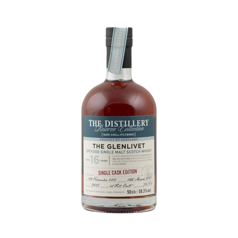 Glenlivet 16 Year Old Whisky 1st Fill Butt Single Cask #79825 58.3%