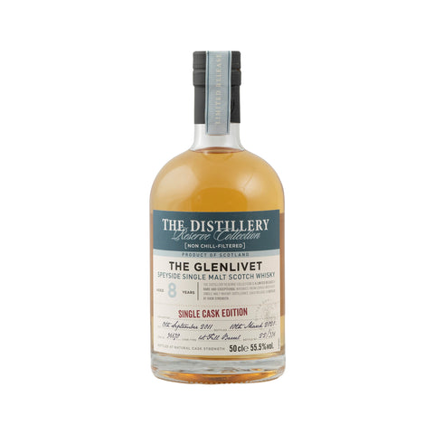 Glenlivet 8 Year Old Whisky 1st Fill Barrel Single Cask #96670 55.5%
