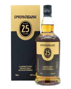 Springbank 25 Year Old Whisky 2023 Release Bottled Dec 2022 46%