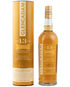 Glencadam 13 Year Old Whisky Limited Edition Sauternes Wine Cask 2008 46%
