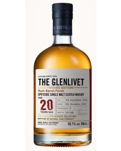 Glenlivet 20 Year Old Single Cask #6 Rum Barrel Finish 50.7%