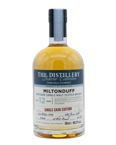 Miltonduff 12 Year Old Whisky 1st Fill Barrel Single Cask #711868 59.2%