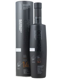 Bruichladdich Octomore 14.1 5 Year Old Whisky With Tube 59.6%