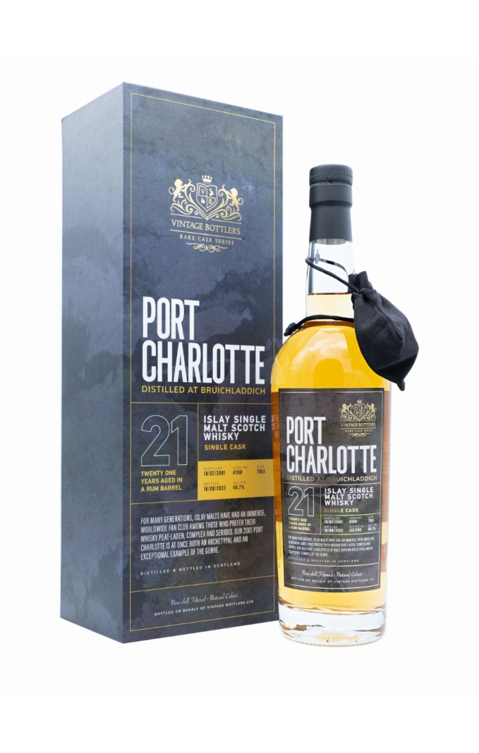 Port Charlotte 10 Years Old Heavily Peated Single Malt Scotch Whisky 70cl
