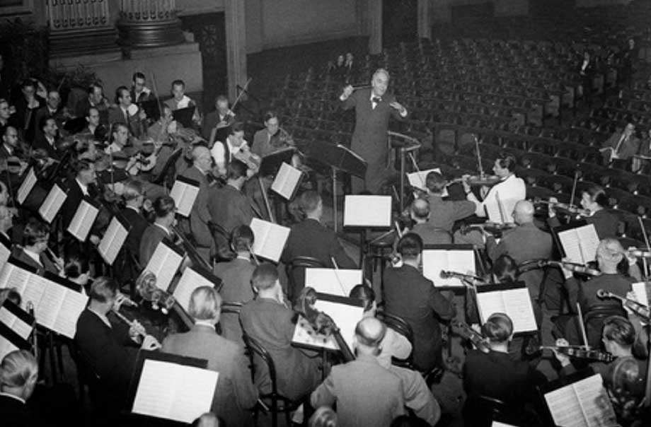 The very first Edinburgh Festival in 1947, featuring the Vienna Philharmonic Orchestra. 